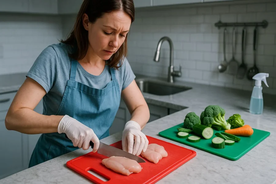Avoiding Cross-Contamination: Cutting Boards and Utensils