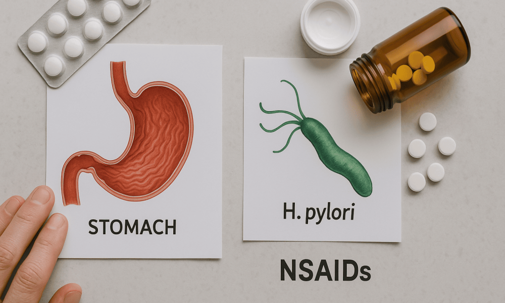 Causes of Ulcers: H. pylori and NSAIDs