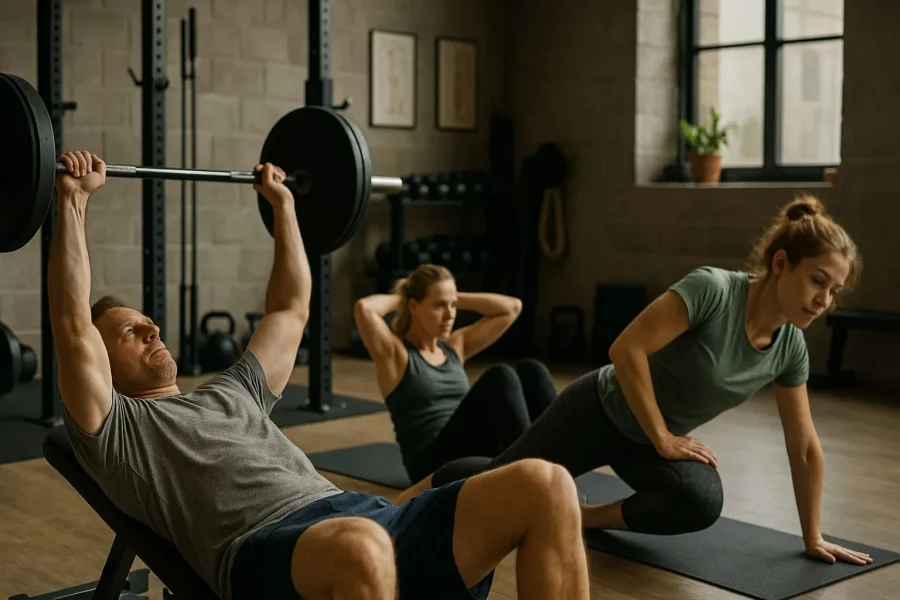 Creating a Weekly Split: Upper Body, Lower Body, and Core Days