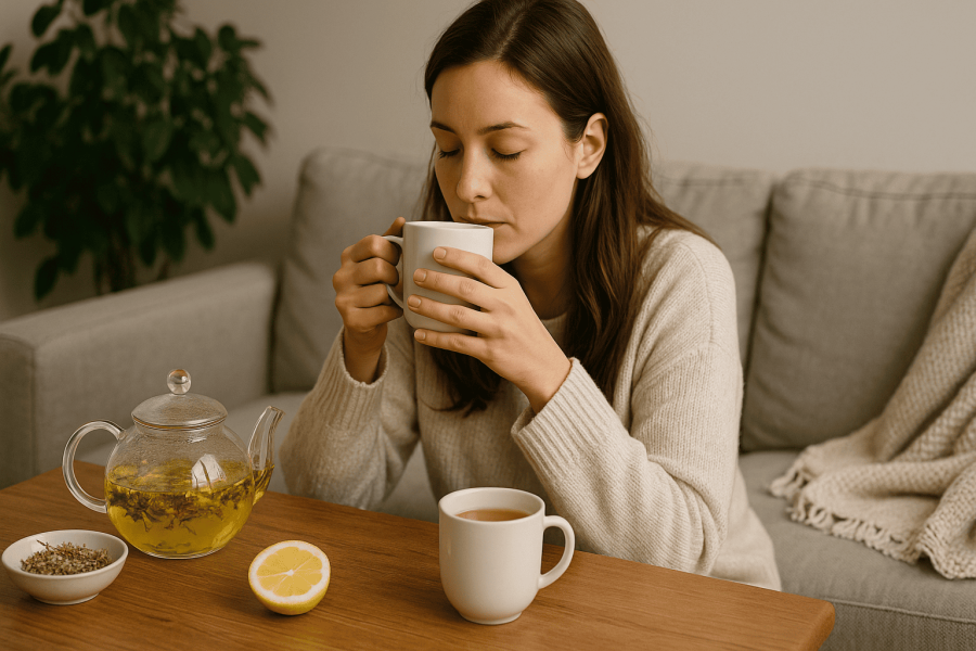 Herbal Teas and Warm Liquids: Soothing Options