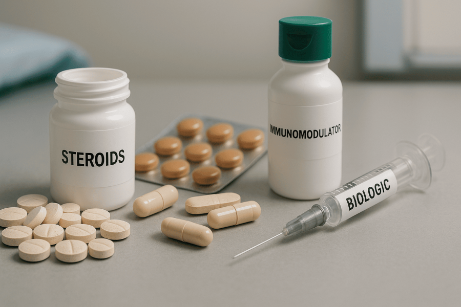 Medical Treatments: Steroids, Immunomodulators, Biologics