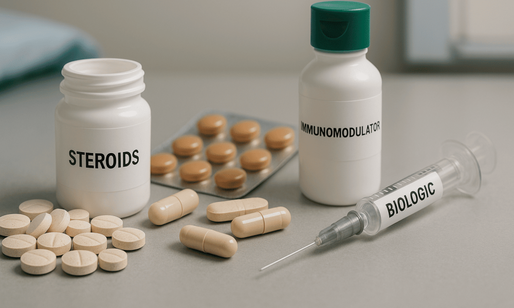 Medical Treatments: Steroids, Immunomodulators, Biologics