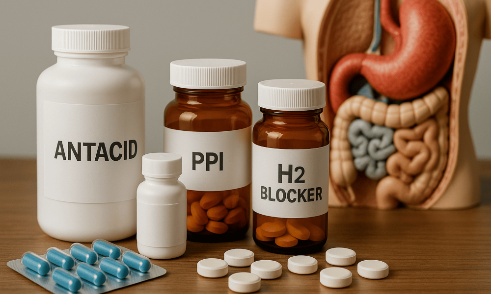 Medications: PPIs, H2 Blockers, and Antacids