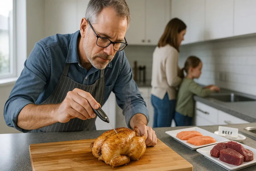 Safe Cooking Temperatures for Meat, Poultry, and Seafood