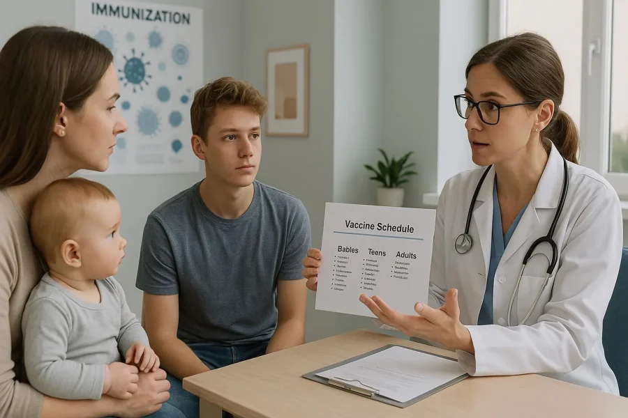 Vaccine Schedules: Babies, Teens, and Adults